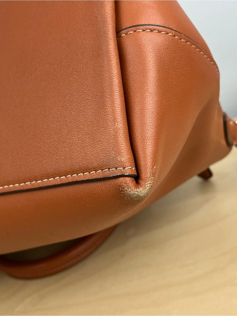 Coach CBM11 Georgia Satchel Bag Purse Smooth Brown Leather W/ Matching Wallet